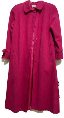 LIlliAnn COLLECTIONS ULTRA SUEDE 47” Long Lined COAT. 2 Deep Pockets. 6 Buttons - Image 1 of 4