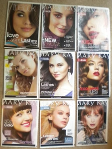 LOT 9 MARY KAY THE LOOK BOOKS BACK ISSUES BROCHURES CATALOGS - Picture 1 of 14