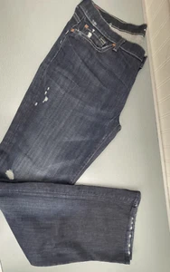 Seven 7 Jeans Herren Größe 36x33 Blau Denim Hose Boot Cut - Bild 1 von 14