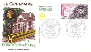 Busta FDC FRANCIA UFFICIO PESI E MISURE 1975 PARIGI N1 - Picture 1 of 1