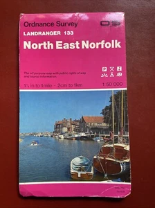 LANDRANGER 133 North East Norfolk by Ordnance Survey (1989) - Picture 1 of 3