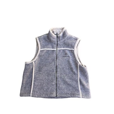 VTG STRAIGHT DOWN Kierland Golf Club Vest Jacket Women's XL Beige Fleece Fuzzy - Image 1 of 4
