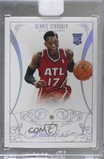 2013-14 Panini Flawless Platinum 1/1 Dennis Schroder #95 Rookie RC