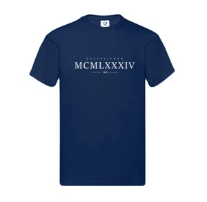 Established 1984 T Shirt, 40th Birthday Roman Numerals Present Gift Idea, 893 - Picture 1 of 12