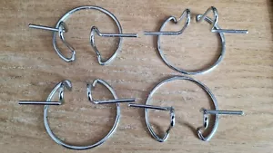 4 x TSW Outer Alloy Wheel Center Clips - Imola Hockenheim Blade Evo Rare! Cotter - Picture 1 of 3