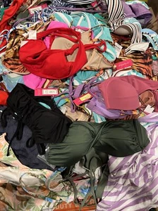 Target Stores Bulk Lot of Women's Swimwear LOT OF 50 Pieces ALL SIZES MIX TOPS - Picture 1 of 23