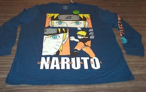 Shonen Jump NARUTO Shippuden Anime Long Sleeve T-Shirt MENS 2XL XXL NEW w/ TAG - Picture 1 of 4