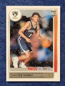 2021-22 PANINI NBA HOOPS BASKETBALL CAMERON THOMAS WINTER PARALLEL ROOKIE #231