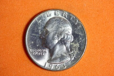 1963 D Washington Quarter #M17282 - Image 1 of 2