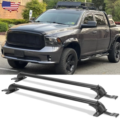 Portaequipajes barra transversal portaequipajes 43,3" con cerraduras para Dodge Ram 1500 2500  Foto 1 de 4