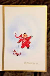 Lot Vintage unbenutzte Weihnachtskarten Glück ist.... 25 Karten und Umschläge - Bild 1 von 7
