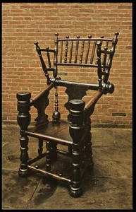Merchant Adventurers Hall Abbots Chair York North Yorkshire Postcard - Picture 1 of 2