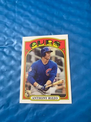 2013 Topps 1972 Minis Anthony Rizzo Chicago Cubs #TM-12 - Image 1 of 2