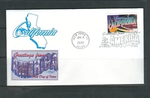 Us SC # 3565 Greetings From America - California - FDC . Artmaster Cachet - Picture 1 of 1