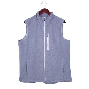 Duluth Trading Vest Mens XL Gray Fleece Full Zip Outdoor Hiking Polartec - Picture 1 of 9