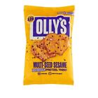 Ollys Multiseed Sesame Pretzel Thins 140g-7 Pack