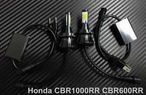 LED Kit High Power H7 Headlight Lights Bulbs Honda CBR1000RR CBR600RR 2003-2016 - Picture 1 of 3