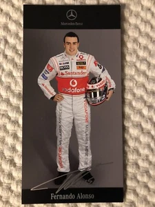 Autogrammkarte *FERNANDO ALONSO* Formel 1 Vodafone McLaren Mercedes Saison 2007 - Bild 1 von 2