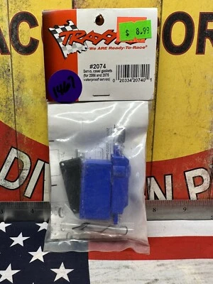 TRAXXAS 2074 SERVO CASE W/GASKET for: T-Maxx / E-Maxx / Universal New USA Ship - Image 1 of 4
