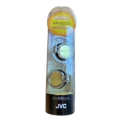 JVC Cuffie HP-AL102-Y Giallo Ear Clip Jack 3.5mm Compact Open-Back Clip-on - Immagine 1 di 4