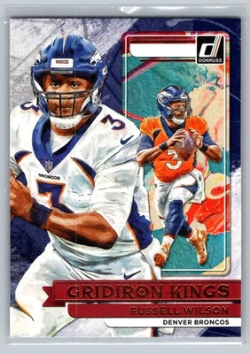 2022 Panini Donruss Gridiron Kings #GK13 Russell Wilson Denver Broncos - Imagem 1 de 2
