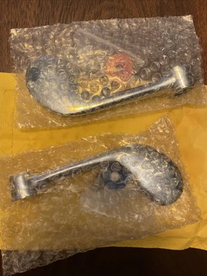 Commercial Faucet Wrist Blade Handle Replacement - 2 Handles, 0.43" Round Stem - Image 1 of 4