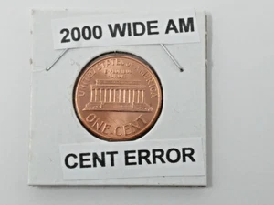 2000 P Wide AM Variety FS-901 Lincoln Memorial Cent - Picture 1 of 3