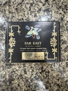 VTG Double Deck "FAR EAST" Playing Card Set Birds Heraclio Fournier S.A. Spain! - Picture 1 of 8