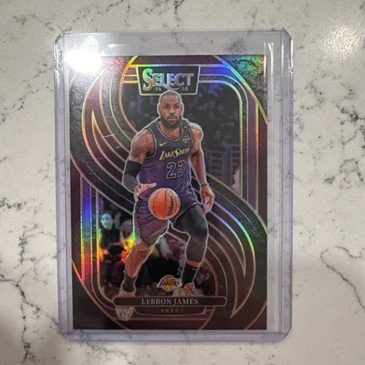 2024-25 Panini Select - Premier Level LeBron James #111 Maroon Prizm /175 - Image 1 of 2