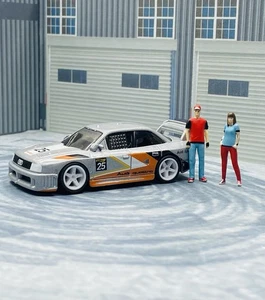 Custom Wheel Swapped Hot Wheels: Audi 90 Quattro Peak Pursuit Box Ships - Picture 1 of 21