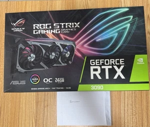 ASUS ROG Strix OC GeForce RTX 3090 24GB Black GDDR6X Graphics Card Used - Bild 1 von 6