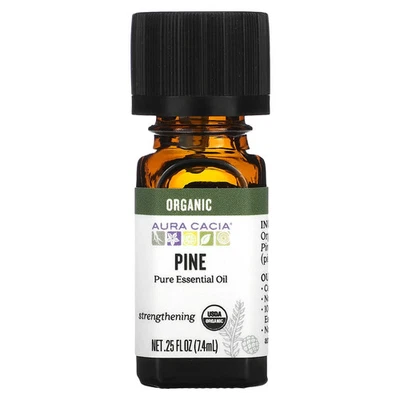 Aceite esencial puro, pino orgánico, 0,25 fl oz (7,4 ml) Foto 1 de 2