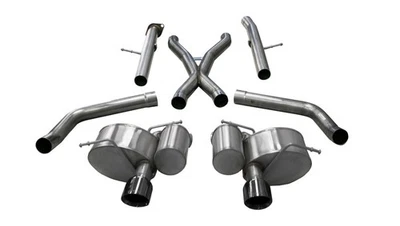 CORSA Performance 21058BLK Dual Rear Cat-Back Exhaust for Jeep Grand Cherokee Foto 1 de 4