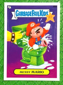 2012 Garbage Pail Kids Brand New Series 1 Messy Mario 45a EX/NM - Picture 1 of 3