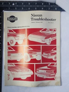 Nissan Troubleshooter Jan Feb 1988 Service Repair Manual  - Picture 1 of 3
