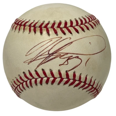 Mike Piazza Signed Rawlings National League Baseball New York Mets JSA COA G - Image 1 of 4