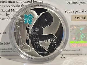 (L1075) Celebrazione della Gran Bretagna ~ Silver Proof £5 ~ The Mind ~ SIR ISAAC NEWTON - Foto 1 di 3