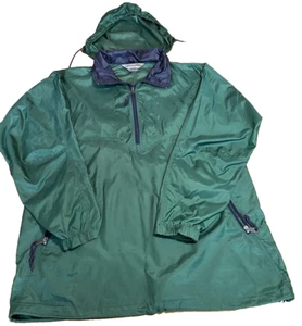 Eastern Mountain Sports Mens Rain windbreaker Outdoor Jacket w Hood Size L - Picture 1 of 10