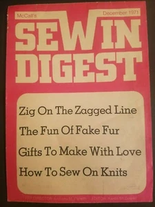 1971 Mccalls Sewin Digest - Picture 1 of 2