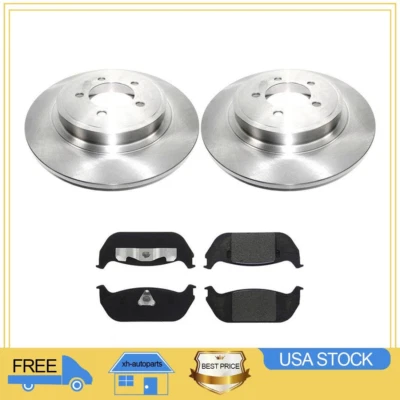 Rotores de freno traseros y pastillas de freno de cerámica XH para Lincoln Aviator 2004-2005 Foto 1 de 4