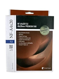 Noctua Nf-a4x10 FLX Premium cichy wentylator 3 pin 40x10mm brązowy - Zdjęcie 1 z 2