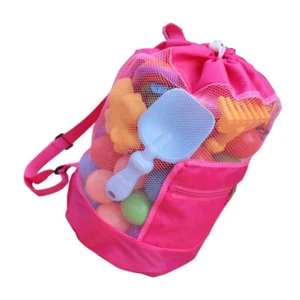Pool Toys Bag Beach Toy Storage Bag Beach Sand Toy Set Beach Sand Toys Bag - Picture 1 of 12