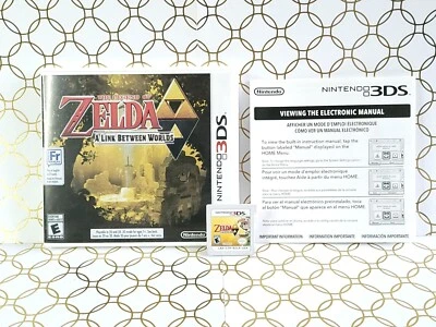 MINT The Legend of Zelda: A Link Between Worlds (Nintendo 3DS, 2013)CIB - Tested - Image 1 of 4
