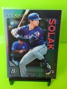 2020 Bowman Platinum Nick Solak Rookie Card RC #8 Texas Rangers