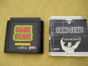 Game Genie Videogioco Enhancer (Sega Genesis) Carrello e Libro Codice - Foto 1 di 6