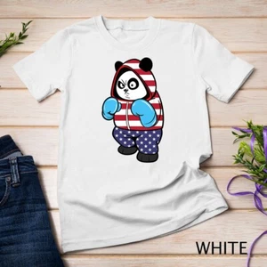 Camiseta unisex de boxeo oso panda de EE. UU. - Imagen 1 de 15