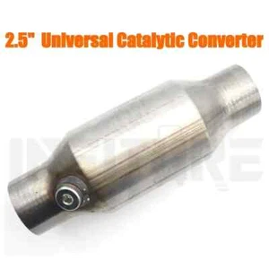 2.5 In Universal Catalytic Converter OBD Ceramic Net Flow Front 400 Cells High - Imagen 1 de 7