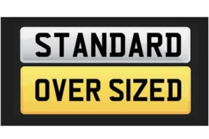 RANGE ROVER BENTLEY OVERSIZE PLATE NUMBER PLATE 21 X 6 PLATE - Picture 1 of 2
