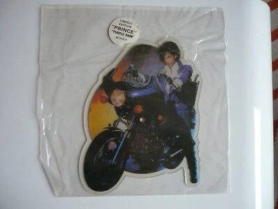 Prince Purple Rain 7" Vinyl Shaped Picture Disc UK 1984 Single *READ Top Broken* - Image 1 of 4