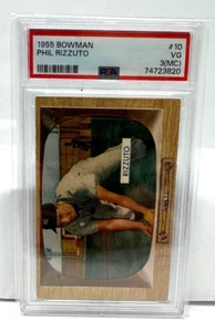 1955 Bowman Phil Rizzoto #10 PSA 3 Baseball Card - Picture 1 of 2